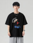 P70 Burberry/巴宝莉 印花Logo百搭潮流短袖T恤男女同款 吊牌 领标 水洗唛 三标齐全 定织定染280克精梳棉面料 尺码：S-XXL
