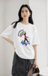 P70 Burberry/巴宝莉 印花Logo百搭潮流短袖T恤男女同款 吊牌 领标 水洗唛 三标齐全 定织定染280克精梳棉面料 尺码：S-XXL