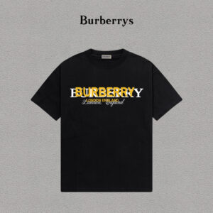 weigou_203992_0_8ff2f91e40 P70 Burberry/巴宝莉 印花Logo百搭潮流短袖T恤男女同款 吊牌 领标 水洗唛 三标齐全 定织定染280克精梳棉面料 尺码:S-XXL