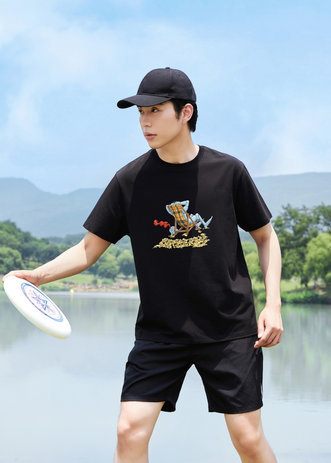 P70 Burberry/巴宝莉 印花Logo百搭潮流短袖T恤男女同款 吊牌 领标 水洗唛 三标齐全 定织定染280克精梳棉面料 尺码：S-XXL