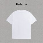 P70 Burberry/巴宝莉 印花Logo百搭潮流短袖T恤男女同款 吊牌 领标 水洗唛 三标齐全 定织定染280克精梳棉面料 尺码：S-XXL