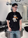 P70 Burberry/巴宝莉 印花Logo百搭潮流短袖T恤男女同款 吊牌 领标 水洗唛 三标齐全 定织定染280克精梳棉面料 尺码：S-XXL
