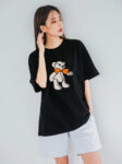 P70 Burberry/巴宝莉 印花Logo百搭潮流短袖T恤男女同款 吊牌 领标 水洗唛 三标齐全 定织定染280克精梳棉面料 尺码：S-XXL