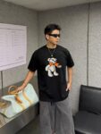 P70 Burberry/巴宝莉 印花Logo百搭潮流短袖T恤男女同款 吊牌 领标 水洗唛 三标齐全 定织定染280克精梳棉面料 尺码：S-XXL