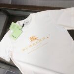 P75 💥 BURBERRY 巴宝莉 夏季新款圆领短袖T恤！270克重磅高端纯棉面料，手感质感都极完美！修身裁剪设计干净利落！时尚又好看！走线做工非常精致！版型效果超赞！而且透气性能超强！任何年龄阶段都可轻松驾驭，男士衣橱里必备的单品。 颜色： 白 黑色 码数：M-3XL （下单请报身高体重）