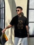 P70 Burberry/巴宝莉 印花Logo百搭潮流短袖T恤男女同款 吊牌 领标 水洗唛 三标齐全 定织定染280克精梳棉面料 尺码：S-XXL