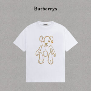 weigou_204186_0_36be049f14 P70 Burberry/巴宝莉 印花Logo百搭潮流短袖T恤男女同款 吊牌 领标 水洗唛 三标齐全 定织定染280克精梳棉面料 尺码:S-XXL