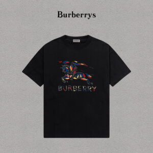 weigou_204213_0_fb7b5d0b15 P70 Burberry/巴宝莉 印花Logo百搭潮流短袖T恤男女同款 吊牌 领标 水洗唛 三标齐全 定织定染280克精梳棉面料 尺码:S-XXL