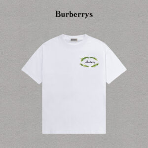 weigou_204298_0_3a31966d77 P70 Burberry/巴宝莉 印花Logo百搭潮流短袖T恤男女同款 吊牌 领标 水洗唛 三标齐全 定织定染280克精梳棉面料 尺码:S-XXL