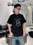 P70 Burberry/巴宝莉 印花Logo百搭潮流短袖T恤男女同款 吊牌 领标 水洗唛 三标齐全 定织定染280克精梳棉面料 尺码：S-XXL