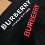 P75 💥BURBERRY 巴宝莉2025新款男士圆领短袖 情侣T恤 春夏新品 高品质 🔥🔥时尚百搭潮款 定制进口面料 穿着舒适 透气 时尚不失个性 上身休闲随性 帅气有型 彰显大牌气质。三标齐全！！ 颜色：黑色 白色 尺码：M-XXXL