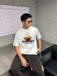 P70 Burberry/巴宝莉 印花Logo百搭潮流短袖T恤男女同款 吊牌 领标 水洗唛 三标齐全 定织定染280克精梳棉面料 尺码：S-XXL