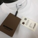 P75 🌟BUR*BERRY 巴宝莉 2025最新款情侣款圆领短袖 情侣T恤～ 春夏新品 高品质 🔥🔥时尚百搭潮款 定制进口面料 ！穿着舒适 透气 时尚不失个性 上身休闲随性 帅气有型 彰显大牌气质。三标齐全！！ 颜色：黑色 白色 尺码：M-XXXL