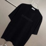 P75 bbr～巴宝刺绣logo字母3D立体刺绣🪡艺术感满满， 2026春夏新款 280g7A抗菌短袖tee 负离子上身十分舒适，男女同款，落肩宽松版型 颜色: 黑色 白色 咖啡色 尺码：S（90-130斤） M（125-150斤） L（135-165斤） XL（160-190斤） XXL（185-220斤）