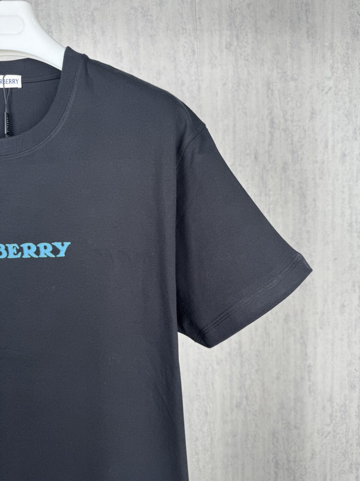 P70 挂拍图 顶级版本 BURBERRY 巴宝莉 #0425 新品同步 战马logo短袖T恤 采用300克双纱面料，1*1索罗娜罗纹， 进口数码白墨直喷，3D浮雕效果，在时尚与科枝完美交融中，精度与色彩的盛宴，色彩高清细节，绿色与环保的理念，宽松版本，男女同款 2026ss官方同步 高版本 高品质 时尚个性 百搭潮流 纯原品质 原版面料 吊牌 领标 水洗麦 三标齐全 颜色：黑色 白色 码数：XS S M L