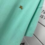 P75 BBR 巴宝*莉 2026春夏款 经典简约战马刺绣工艺 定制双纱平纹纯棉面料 短袖T恤 男女同款 颜色：黑色 白色 紫色 紫色 绿色 尺码： S （90-130斤） M （120-150斤） L （140-165斤） XL （160-180斤） XXL （180-210斤）