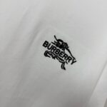 P75 BBR 巴宝*莉 2026春夏款 经典简约战马刺绣工艺 定制双纱平纹纯棉面料 短袖T恤 男女同款 颜色：黑色 白色 紫色 紫色 绿色 尺码： S （90-130斤） M （120-150斤） L （140-165斤） XL （160-180斤） XXL （180-210斤）