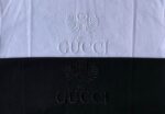 P65 GUCCI古奇 刺绣款 2026春夏经典圆领短袖T恤采用280克双纱精棉，衣服偏厚使整体高透气和柔软性，高版本，三标齐全！男女同款 颜色：白色 黑色 杏色 灰色 -尺码：S M L Xl