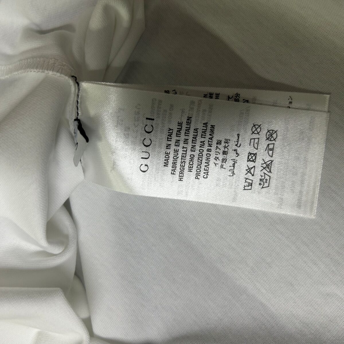 P65 GUCCI古奇 刺绣款 2026春夏经典圆领短袖T恤采用280克双纱精棉，衣服偏厚使整体高透气和柔软性，高版本，三标齐全！男女同款 颜色：白色 黑色 杏色 灰色 -尺码：S M L Xl
