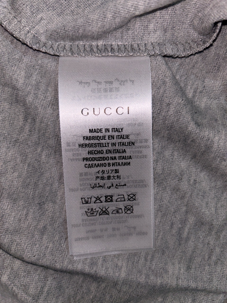 P65 GUCCI古奇 刺绣款 2026春夏经典圆领短袖T恤采用280克双纱精棉，衣服偏厚使整体高透气和柔软性，高版本，三标齐全！男女同款 颜色：白色 黑色 杏色 灰色 -尺码：S M L Xl