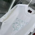 P80 GU 2026秋冬新款 3D立体硅胶 360克圆领短袖 实物很棒 男女同款宽松版 尺码S M L XL XXL 五个码 黑色 白色