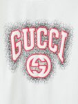 P80 【独家品质】 -GUCC 2026新款短袖T恤，采用300g高克重纯棉，柔软舒适，品牌辨识度超高计。版型简约百搭，日常休闲都能轻松驾驭，无论单穿还是内搭都很出彩。 颜色：黑色 白色 男女同款 码数：S-XL