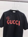 P80 GUC古家 26ss新款经典标识图案logo印花工艺短袖T恤，顶级制作工艺进口面料，独特款式设计，采用进口高端订制面料，面料版型超赞 ！ 尺码S-XXL