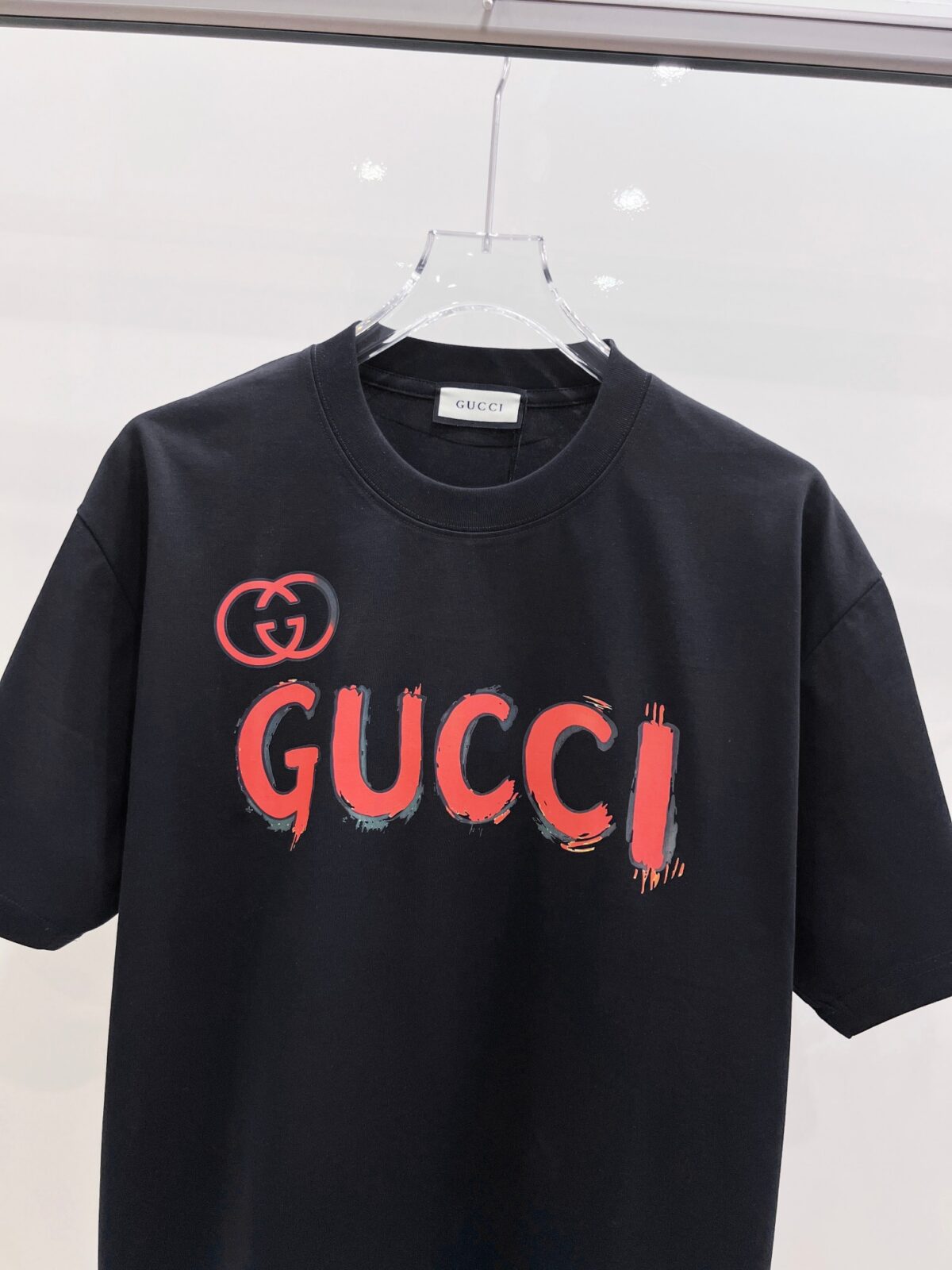 P80 GUC古家 26ss新款经典标识图案logo印花工艺短袖T恤，顶级制作工艺进口面料，独特款式设计，采用进口高端订制面料，面料版型超赞 ！ 尺码S-XXL