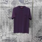 P75 GUCCI* 古驰* 2026新款 精致绣花小logo 300g短袖t恤 宽松版型男女同款 尺码 S M L XL XXL 黑色 浅黄色 紫色