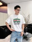 weigou_208942_6_779bb7cbe3 P80 gucc~古奇 厚板字母滴胶, 《区别通货面料》双纱 7A抗菌短袖tee 上身十分舒适,男女同款半袖,落肩宽松版型 颜色: 黑色 白色 咖啡色 尺码:S(90-130斤) M(125-150斤) L(135-165斤) XL(160-190斤) XXL(185-220斤)