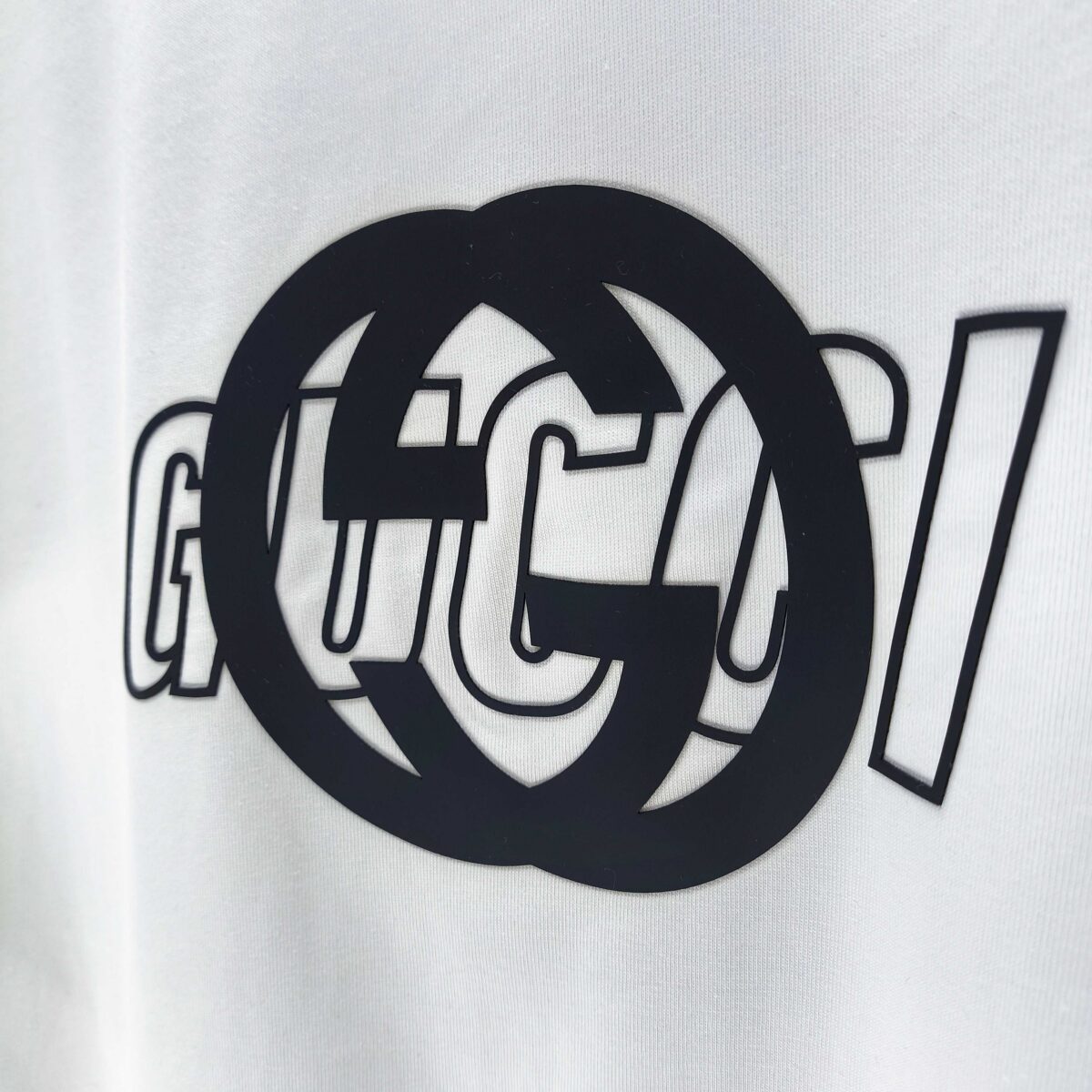 P75 GUCCI* 古驰* 2026新款 厚板胶短袖t恤 宽松版型男女同款 尺码 S M L XL XXL 黑色 白色