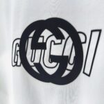 P75 GUCCI* 古驰* 2026新款 厚板胶短袖t恤 宽松版型男女同款 尺码 S M L XL XXL 黑色 白色