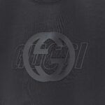P75 GUCCI* 古驰* 2026新款 厚板胶短袖t恤 宽松版型男女同款 尺码 S M L XL XXL 黑色 白色
