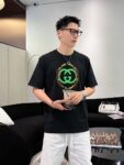 weigou_209448_6_040fae110c P80 gucc~ 古奇复古厚板滴胶 《区别通货面料》双纱纯棉,紧密纱线,短袖tee 上身十分舒适,男女同款半袖,落肩宽松版型 颜色: 黑色 白色 咖啡色 尺码:S(90-130斤) M(125-150斤) L(135-165斤) XL(160-190斤) XXL(185-220斤)