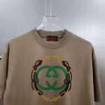 weigou_209924_1_d3c30fc024 P80 gucc~ 古奇复古厚板滴胶 《区别通货面料》双纱纯棉,紧密纱线,短袖tee 上身十分舒适,男女同款半袖,落肩宽松版型 颜色: 黑色 白色 咖啡色 尺码:S(90-130斤) M(125-150斤) L(135-165斤) XL(160-190斤) XXL(185-220斤)