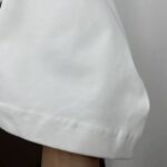 P75 gucc*古奇小logo刺绣 《区别通货面料》双纱纯棉上衣 7a抗菌短袖tee 上身十分舒适，男女同款半袖，落肩宽松版型 颜色: 黑色 白色 咖啡色 尺码：S（90-130斤） M（125-150斤） L（135-165斤） XL（160-190斤） XXL（185-220斤）
