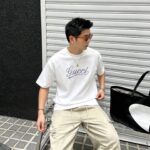 weigou_210814_8_b96fb5eaf7 P75 gucc~ 古奇胸前字母刺绣 《区别通货面料》7a抗菌短袖tee 上身十分舒适,男女同款半袖,落肩宽松版型 颜色: 黑色 白色 咖啡色 尺码:S(90-130斤) M(125-150斤) L(135-165斤) XL(160-190斤) XXL(185-220斤)