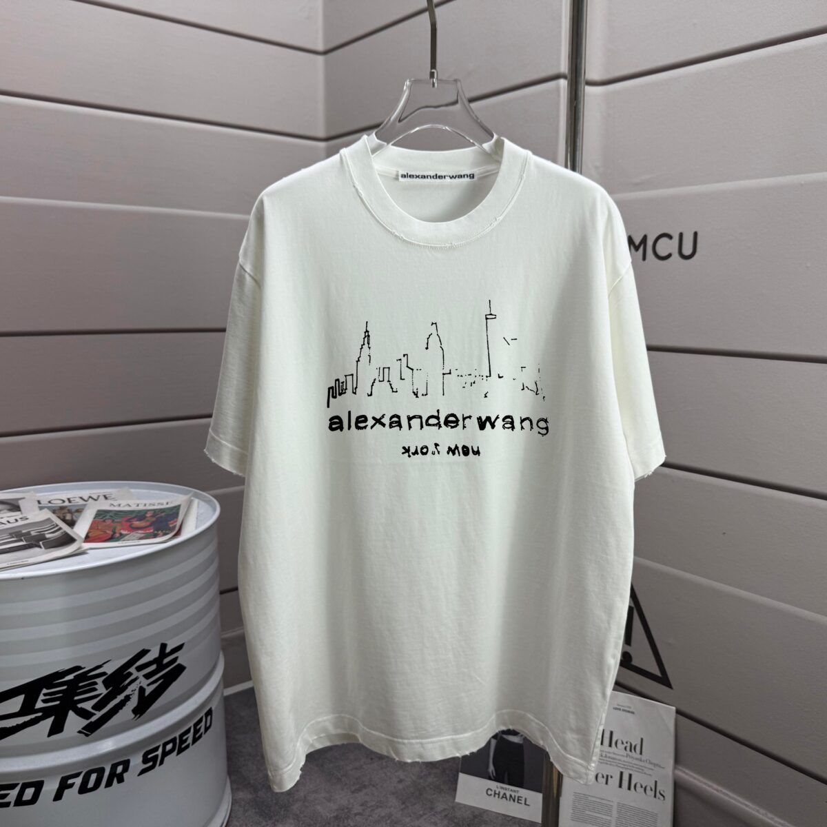 P80 亚力山大* Alexand* 2026春夏新款 洗水磨破320克圆领短袖tee 男女同款宽松版 颜色 :洗水深黑 洗水白 洗水灰 褐色 洗水紫色 尺码 :S M L XL XXL 尺码： S （90-130斤） M （120-150斤） L （140-165斤） XL （160-180斤） XXL （180-210斤）