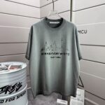 P80 亚力山大* Alexand* 2026春夏新款 洗水磨破320克圆领短袖tee 男女同款宽松版 颜色 :洗水深黑 洗水白 洗水灰 褐色 洗水紫色 尺码 :S M L XL XXL 尺码： S （90-130斤） M （120-150斤） L （140-165斤） XL （160-180斤） XXL （180-210斤）