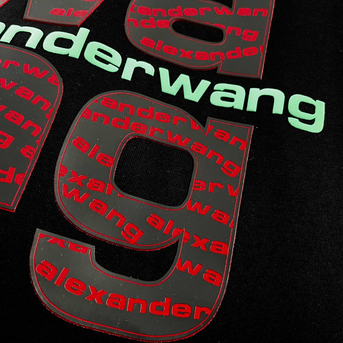 P85 亚历*山大*王*alexander* 2026春夏新款 独家高端wang字母立体佳胶工艺 短袖T恤 定制双纱平纹纯棉面料 男女同款 颜色：黑色 白色 尺码： S （90-130斤） M （120-150斤） L （140-165斤） XL （160-180斤） XXL （180-210斤）