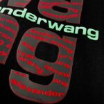 P85 亚历*山大*王*alexander* 2026春夏新款 独家高端wang字母立体佳胶工艺 短袖T恤 定制双纱平纹纯棉面料 男女同款 颜色：黑色 白色 尺码： S （90-130斤） M （120-150斤） L （140-165斤） XL （160-180斤） XXL （180-210斤）