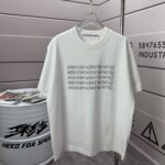P85 亚历山大*王*alexander* 2026春夏新款 wang字母 烫钻工艺 短袖T恤 定制双纱平纹纯棉面料 男女同款 颜色：洗水深黑色 洗水白 洗水灰 洗水褐色 洗水红 尺码： S （90-130斤） M （120-150斤） L （140-165斤） XL （160-180斤） XXL （180-210斤）