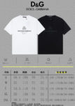 P70 [DG 杜嘉班纳] 2026FW短袖T恤 LOGO印花 高端26s双纱300克面料 重磅面料 定制拉架罗纹同缸同染 三标齐全 男女同款 颜色：黑色 白色 尺码：S M L XL XXL