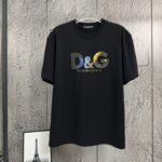 P80 𝙉𝙚𝙬⚜️DG杜嘉》 2026春夏新款短袖T恤 重磅纯棉立体压胶个性款 颜色：白色 黄色 黑色 码数：S M L XL XXL