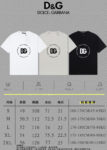 P70 [DG 杜嘉班纳] 2025FW短袖T恤 LOGO厚板 高端26s双纱300克面料 重磅面料 定制拉架罗纹同缸同染 三标齐全 男女同款 颜色：黑色 白色 灰色 尺码：S M L XL 2XL
