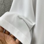 P75 DG*杜嘉* 2026春夏款 简约字母刺绣个性logo 定制双纱平纹纯棉面料 短袖T恤 男女同款 颜色：黑色 白色 尺码： S （90-130斤） M （120-150斤） L （140-165斤） XL （160-180斤） XXL （180-210斤）