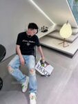 P70 DG/杜嘉班纳 印花LOGO字母百搭圆领短袖T恤男女同款 吊牌 领标 水洗唛 三标齐全 尺码：S-XXL 颜色：黑色，白色