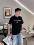 P70 DG/杜嘉班纳 印花LOGO字母百搭圆领短袖T恤男女同款 吊牌 领标 水洗唛 三标齐全 尺码：S-XXL 颜色：黑色，白色