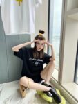 P70 DG/杜嘉班纳 印花LOGO字母百搭圆领短袖T恤男女同款 吊牌 领标 水洗唛 三标齐全 尺码：S-XXL 颜色：黑色，白色