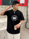 P70 DG/杜嘉班纳 印花LOGO字母百搭圆领短袖T恤男女同款 吊牌 领标 水洗唛 三标齐全 尺码：S-XXL 颜色：黑色，白色